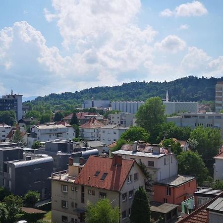 Corner Tower // Prijetno Stanovanje Za 4 Osebe + Free Parking Ljubljana Eksteriør bilde